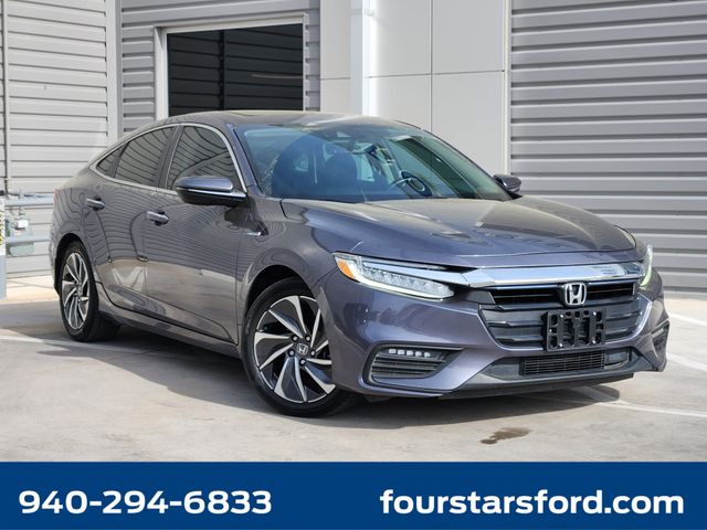 Platinum White Pearl 2022 Honda Insight Touring FWD Sedan Front-Wheel Drive Continuously Variable Transmission
