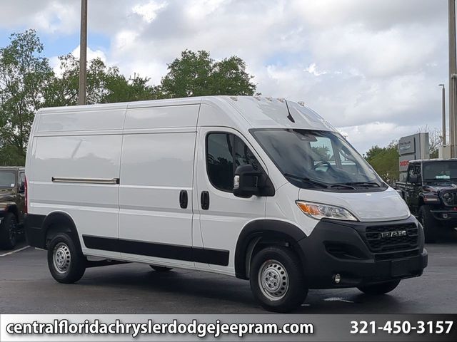 Bright White Clearcoat 2025 RAM ProMaster 2500 Tradesman 159 High Roof Cargo Van FWD Van Front-Wheel Drive 9-Speed Automatic