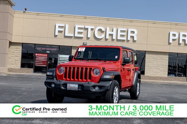 Firecracker Red Clearcoat 2023 Jeep Wrangler SUV / Crossover Four-Wheel Drive 8-Speed Automatic