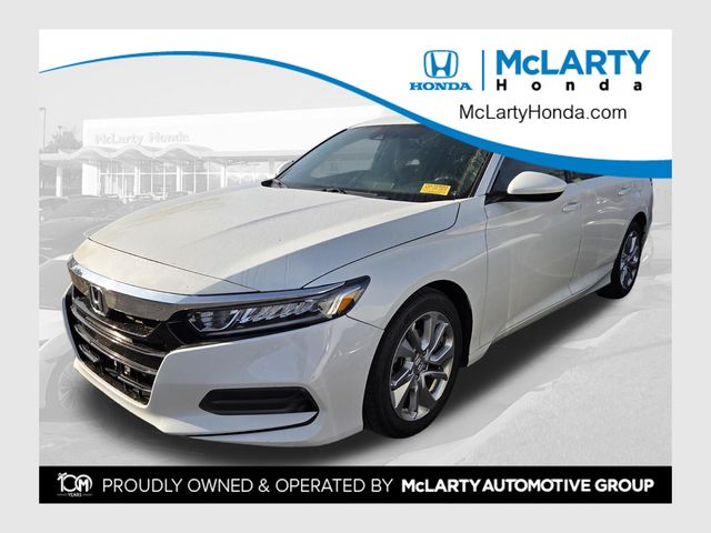 Platinum White Pearl 2019 Honda Accord 1.5T LX FWD Sedan Front-Wheel Drive Continuously Variable Transmission