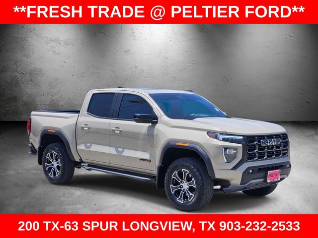Desert Sand Metallic 2024 GMC Canyon Pickup Truck Four-Wheel Drive 8-Speed Automatic