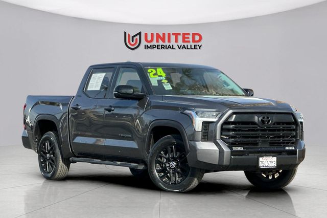Magnetic Gray Metallic 2024 Toyota Tundra Limited CrewMax Cab 4WD Pickup Truck Four-Wheel Drive Automatic