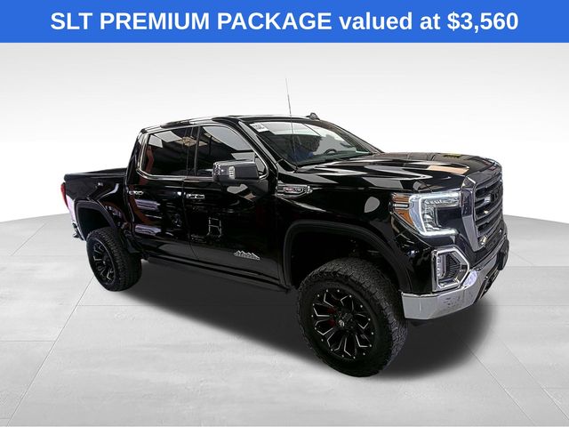 Onyx Black 2019 GMC Sierra 1500 SLT Crew Cab 4WD Pickup Truck Four-Wheel Drive Automatic
