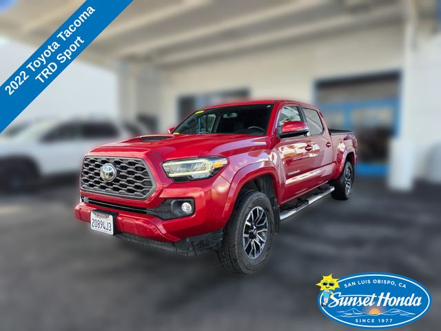 Barcelona Red Metallic 2022 Toyota Tacoma Pickup Truck Four-Wheel Drive 6-Speed Automatic