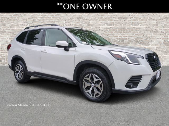 Crystal White Pearl 2024 Subaru Forester SUV / Crossover All-Wheel Drive Continuously Variable Transmission