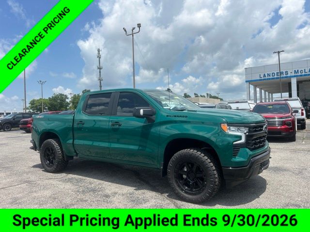 Woodland Green 2026 Chevrolet Silverado 1500 Pickup Truck Four-Wheel Drive 8-Speed Automatic