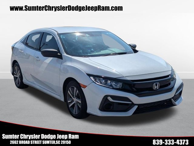Gray (Platinum) 2020 Honda Civic Hatchback Hatchback Front-Wheel Drive Continuously Variable Transmission