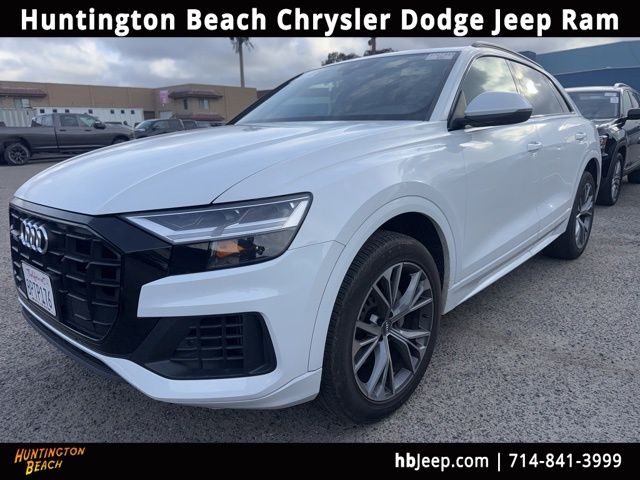 Glacier White 2020 Audi Q8 quattro Premium 55 TFSI SUV / Crossover All-Wheel Drive 8-Speed Automatic