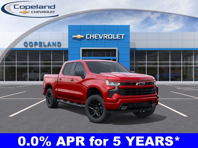 Radiant Red 2026 Chevrolet Silverado 1500 RST Crew Cab 4WD Pickup Truck Four-Wheel Drive 8-Speed Automatic