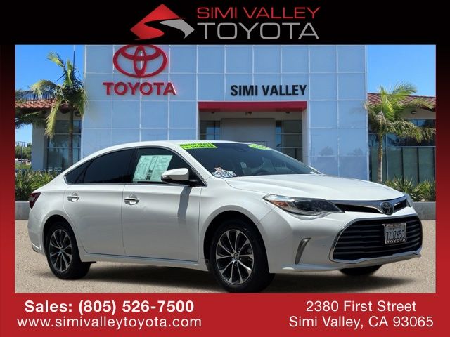 White (Blizzard Pearl) 2017 Toyota Avalon Sedan Front-Wheel Drive 6-Speed Automatic