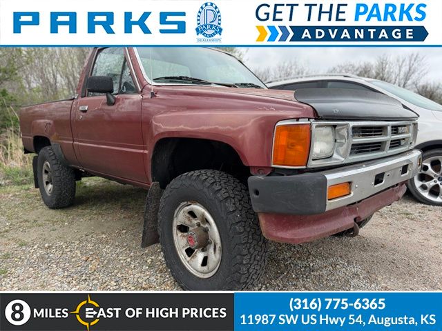 Red 1988 Toyota Pickup Pickup Truck 5-Speed Manual