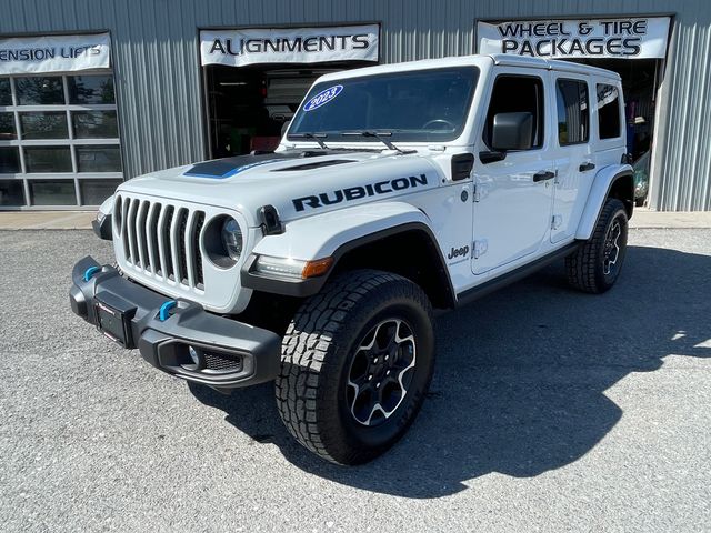 2023 Jeep Wrangler Rubicon 4xe - Bright White Clearcoat exterior view 3
