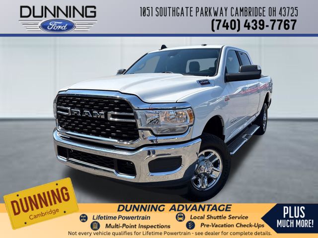 Bright White Clearcoat 2022 RAM 2500 Big Horn Crew Cab 4WD Pickup Truck Four-Wheel Drive 8-Speed Automatic