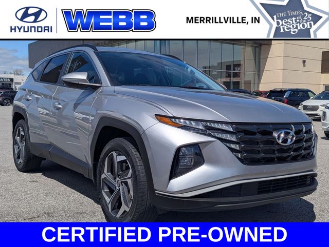 Shimmering Silver 2023 Hyundai Tucson SEL AWD SUV / Crossover All-Wheel Drive 8-Speed Automatic