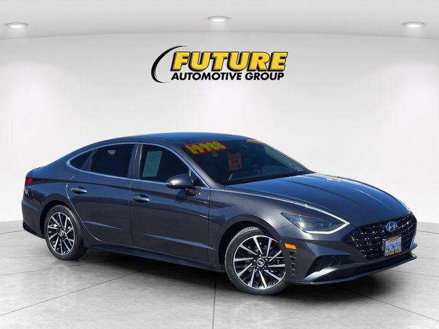 Portofino Gray 2021 Hyundai Sonata Sedan Front-Wheel Drive 8-Speed Automatic Overdrive