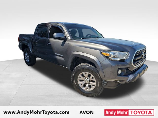 Magnetic Gray Metallic 2017 Toyota Tacoma SR5 V6 Double Cab 4WD Pickup Truck Four-Wheel Drive 6-Speed Automatic