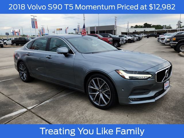 Osmium Gray Metallic 2018 Volvo S90 T5 Momentum Sedan Front-Wheel Drive Automatic