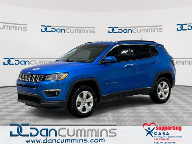 Laser Blue Pearlcoat 2021 Jeep Compass Latitude 4WD SUV / Crossover Four-Wheel Drive 9-Speed Automatic