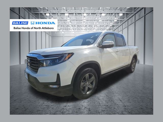 White 2023 Honda Ridgeline Pickup Truck All-Wheel Drive 9-Speed Automatic