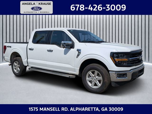 Oxford White 2025 Ford F-150 XLT SuperCrew 4WD Pickup Truck Four-Wheel Drive Automatic