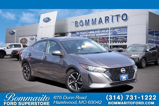 Gray (Gun Metallic) 2024 Nissan Sentra Sedan Front-Wheel Drive Continuously Variable Transmission