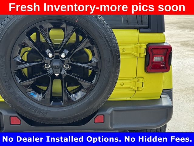 2023 Jeep Wrangler Sahara 4xe Yellow at DeMontrond Gulf Freeway