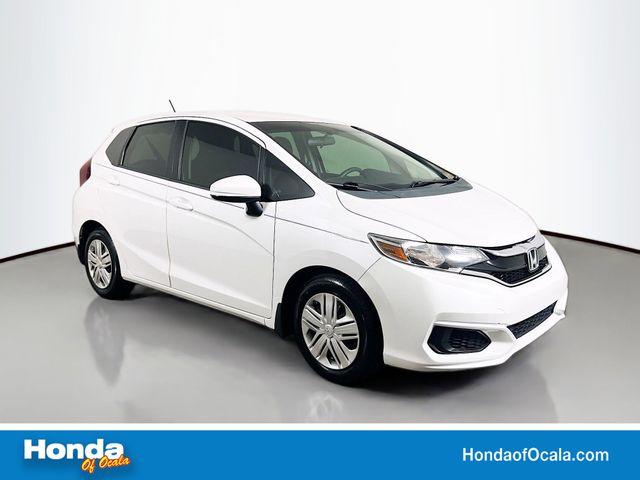White 2019 Honda Fit LX FWD Hatchback Front-Wheel Drive Continuously Variable Transmission