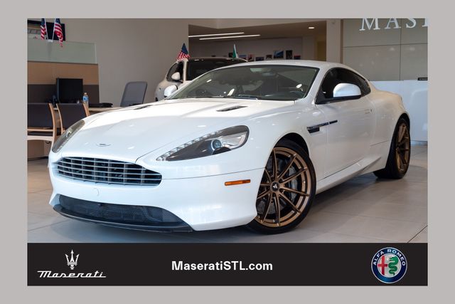Morning Frost White 2012 Aston Martin Virage Coupe Rear-Wheel Drive 6-Speed Automatic