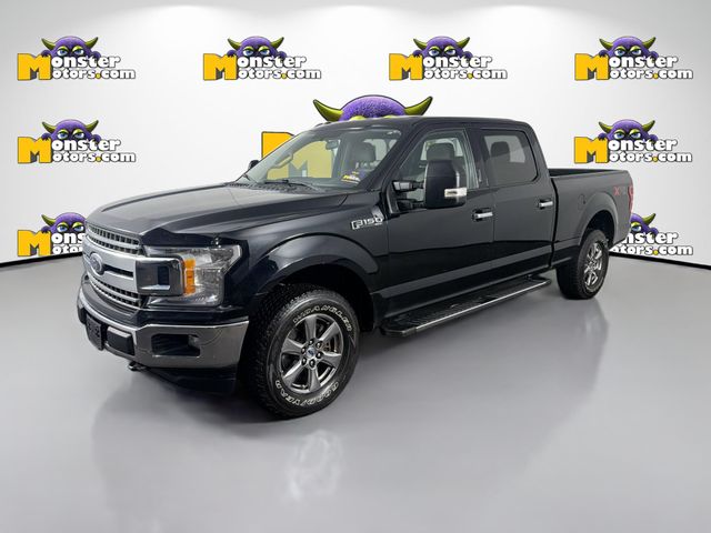 Black 2018 Ford F-150 XLT SuperCrew LB 4WD Pickup Truck Four-Wheel Drive Automatic
