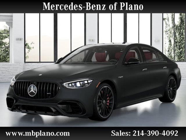 Gray (MANUFAKTUR Graphite Grey) 2026 Mercedes-Benz S-Class Sedan All-Wheel Drive 9-Speed Automatic