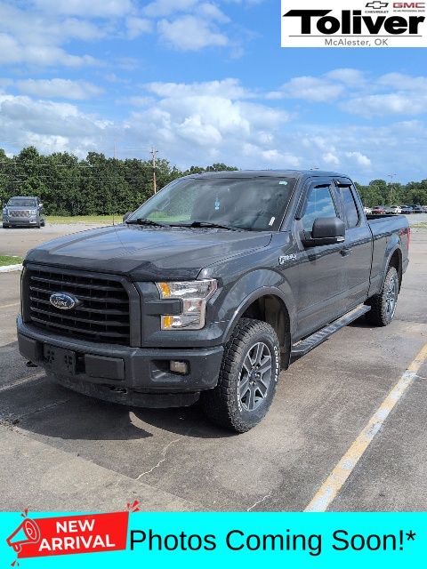 Gray 2016 Ford F-150 Pickup Truck Four-Wheel Drive 6-Speed Automatic