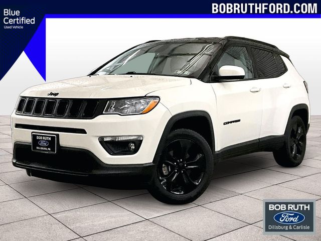 2021 Jeep Compass Latitude White at Rochrich Mazda