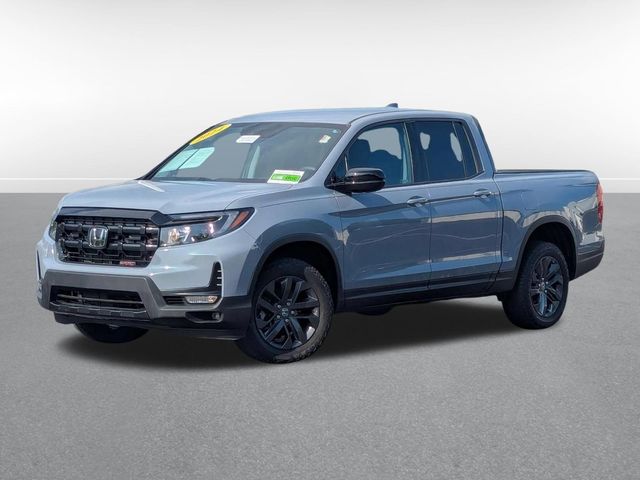 Sonic Gray Pearl 2024 Honda Ridgeline Pickup Truck All-Wheel Drive 9-Speed Automatic