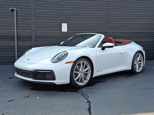 Carrera White Metallic 2023 Porsche 911 Convertible Rear-Wheel Drive 8-Speed Automatic
