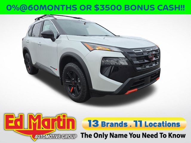 White Pearl 2026 Nissan Rogue Rock Creek AWD SUV / Crossover All-Wheel Drive Continuously Variable Transmission