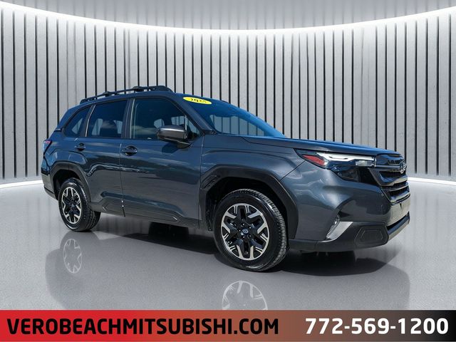 Gray Metallic 2025 Subaru Forester SUV / Crossover All-Wheel Drive Continuously Variable Transmission