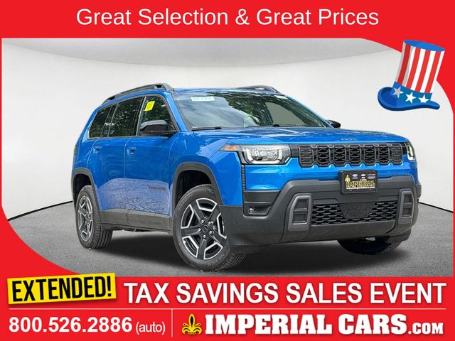 Hydro Blue Pearlcoat 2026 Jeep Cherokee SUV / Crossover Four-Wheel Drive Continuously Variable Transmission