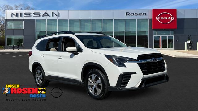 Crystal White Pearl 2025 Subaru Ascent Premium 7-Passenger AWD SUV / Crossover All-Wheel Drive Continuously Variable Transmission