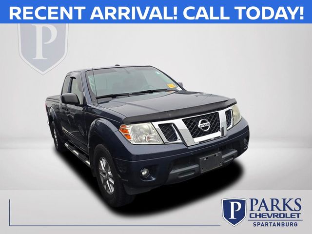 Arctic Blue 2018 Nissan Frontier Pickup Truck 4X2 5-Speed Automatic Overdrive