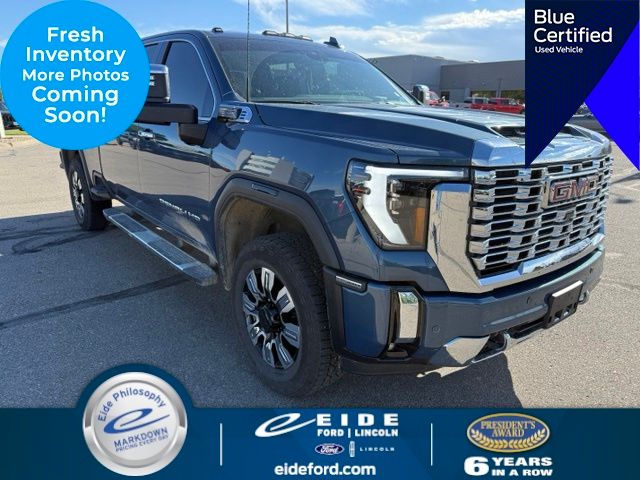 Downpour Metallic 2026 GMC Sierra 2500HD Denali Crew Cab 4WD Pickup Truck Four-Wheel Drive Automatic