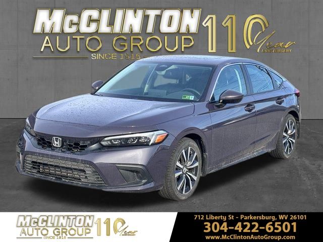 2024 Smokey Mauve Pearl Honda Civic EX-L FWD Hatchback