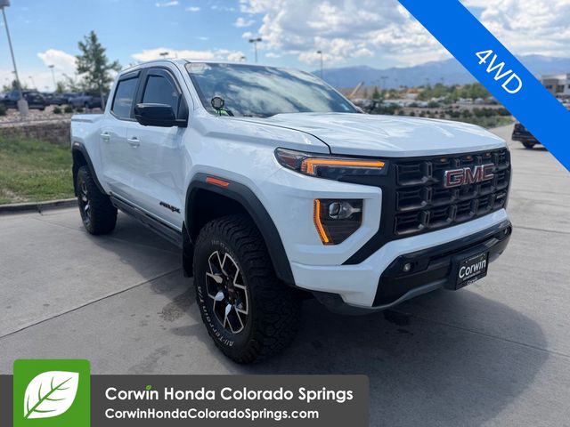 Summit White 2023 GMC Canyon Pickup Truck Four-Wheel Drive 8-Speed Automatic