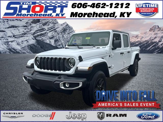 Bright White Clearcoat 2025 Jeep Gladiator Pickup Truck Four-Wheel Drive 8-Speed Automatic
