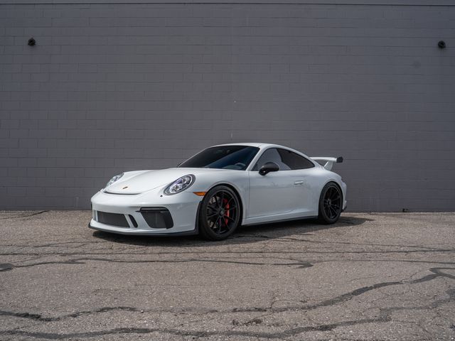 White 2018 Porsche 911 GT3 Coupe RWD Coupe Rear-Wheel Drive 7-Speed Automatic
