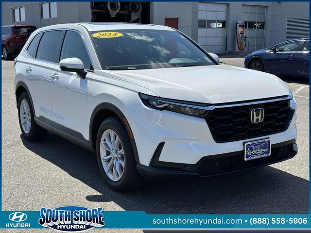 Platinum White Pearl 2024 Honda CR-V EX-L AWD SUV / Crossover All-Wheel Drive Continuously Variable Transmission
