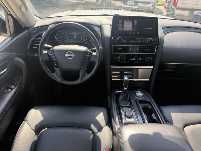 2024 Nissan Armada SV White at Texan Dodge Chrysler Jeep Ram