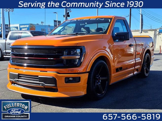 Orange 2025 Ford F-150 Pickup Truck Four-Wheel Drive Automatic