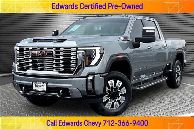 Sterling Metallic 2025 GMC Sierra 2500HD Denali Crew Cab 4WD Pickup Truck Four-Wheel Drive Automatic