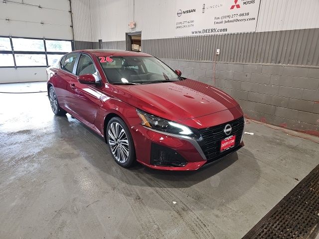 Red (Scarlet Ember Tintcoat) 2026 Nissan Altima Sedan Front-Wheel Drive Continuously Variable Transmission