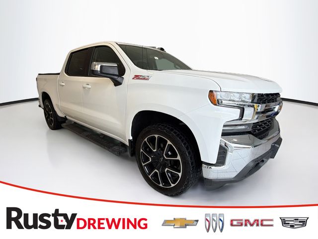 Summit White 2019 Chevrolet Silverado 1500 LT Crew Cab 4WD Pickup Truck Four-Wheel Drive 8-Speed Automatic
